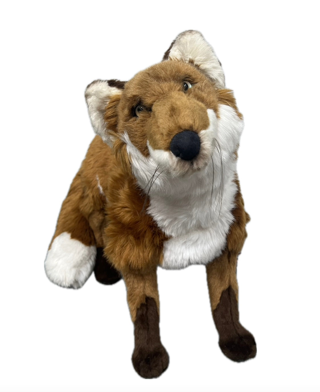 Fox with head movement 80 cm single piece 230 Volt