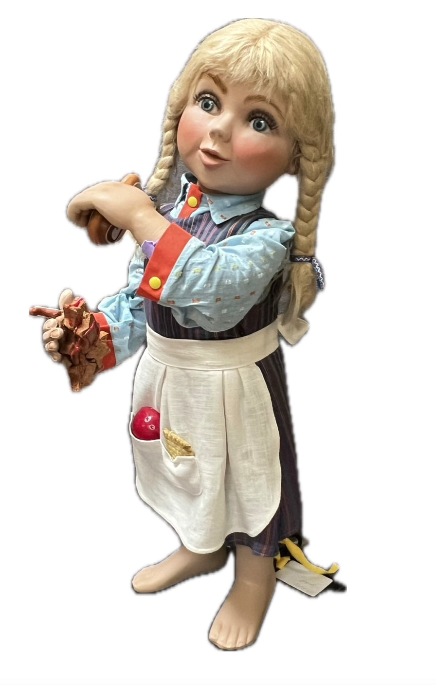 Gretel, a fairytale character from the fairytale "Hansel and Gretel"