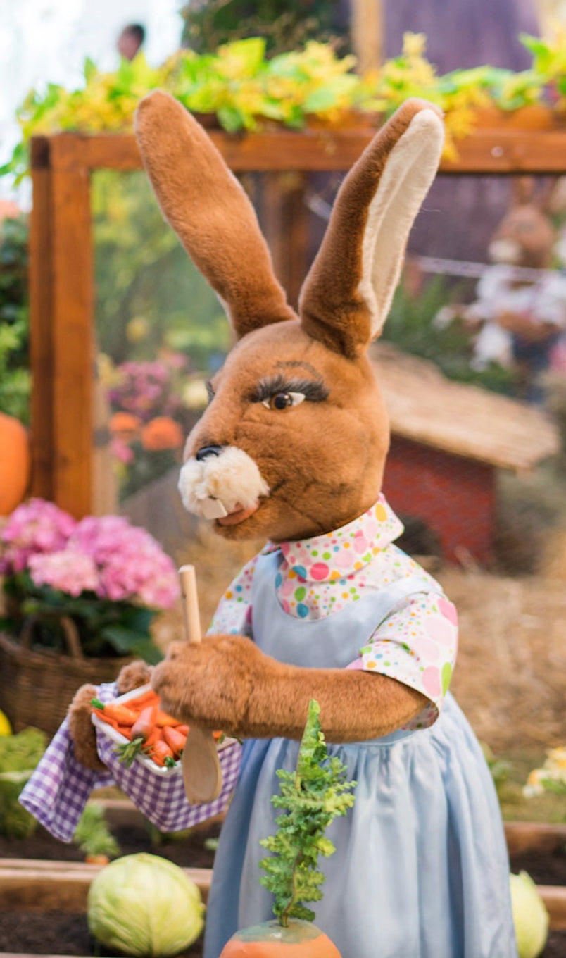 Ostern auf dem Bauernhof-Szene Bauernhaus