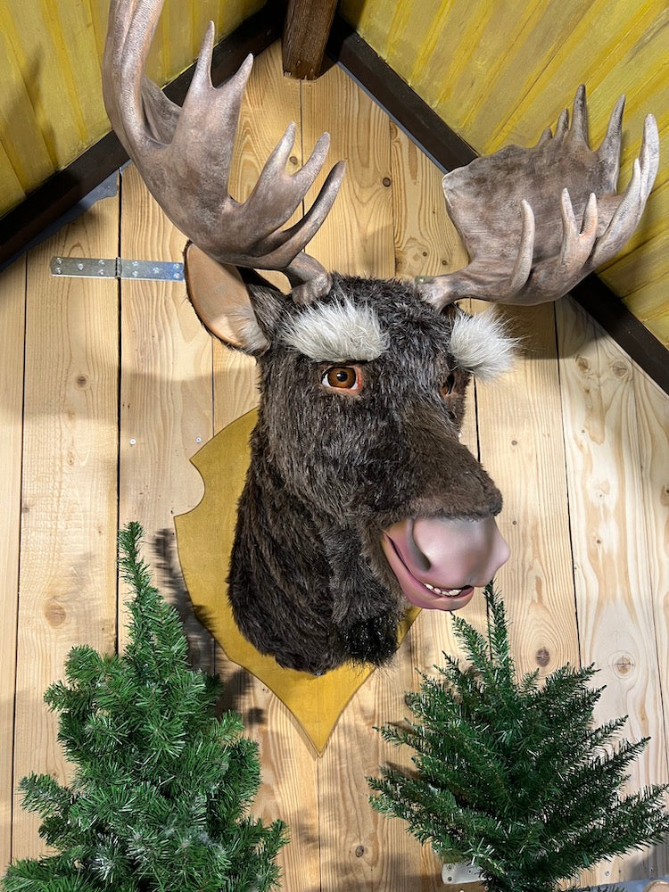 Elchkopf sprechend als Animationsfigur mit 10 Bewegungen