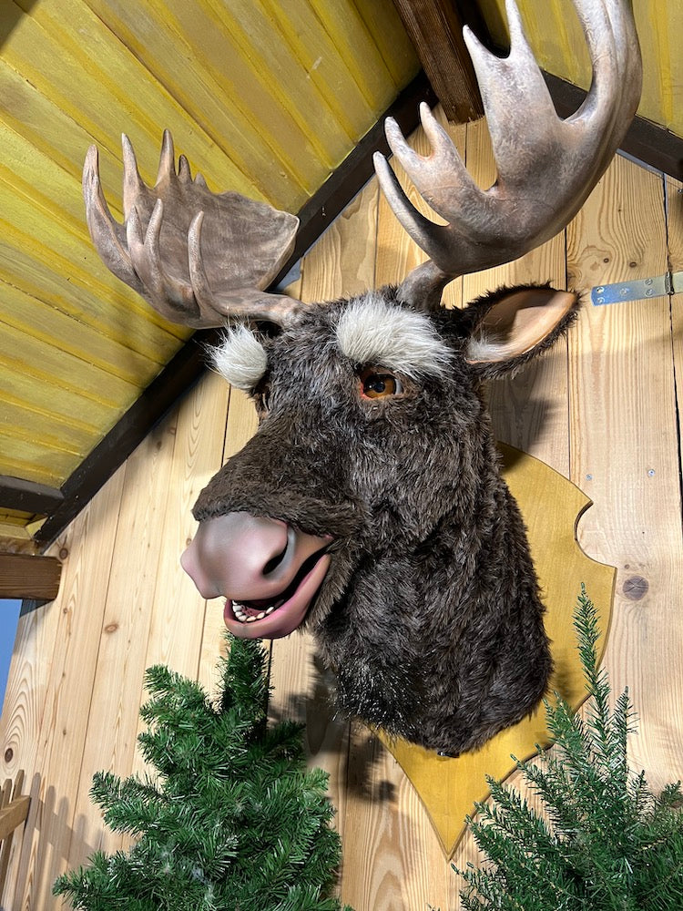 Elchkopf sprechend als Animationsfigur mit 10 Bewegungen