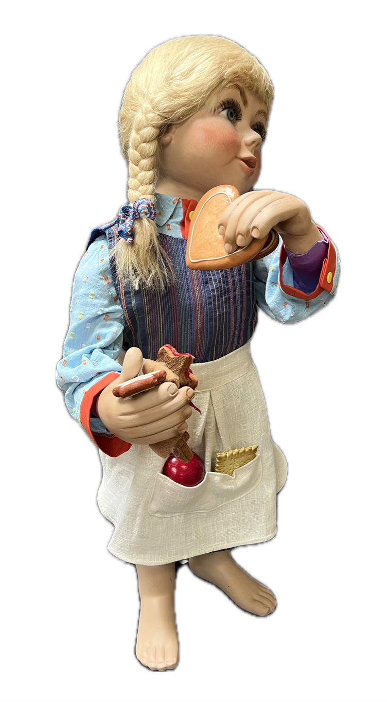 Gretel-Märchenfigur aus dem Märchen "Hänsel und Gretel"