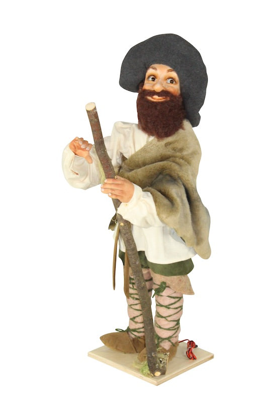 Shepherd nativity figure 110 cm with movement