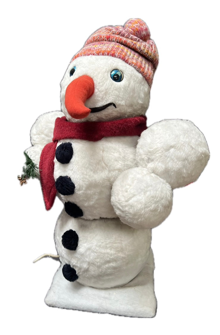 Kuno the snowman with bobble hat