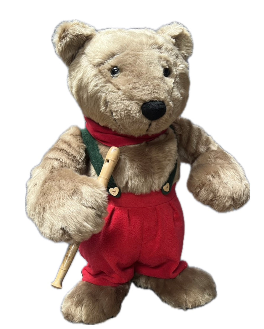 Teddy bear with recorder 