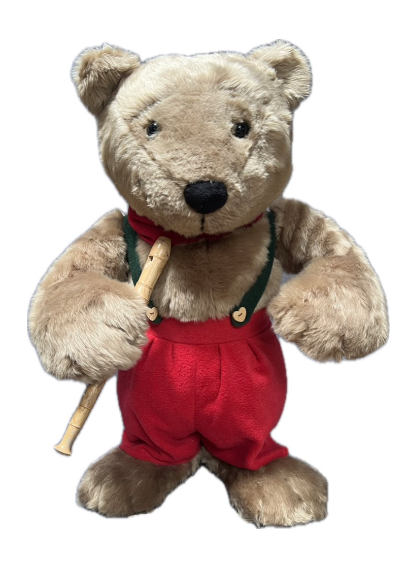 Teddy bear with recorder 