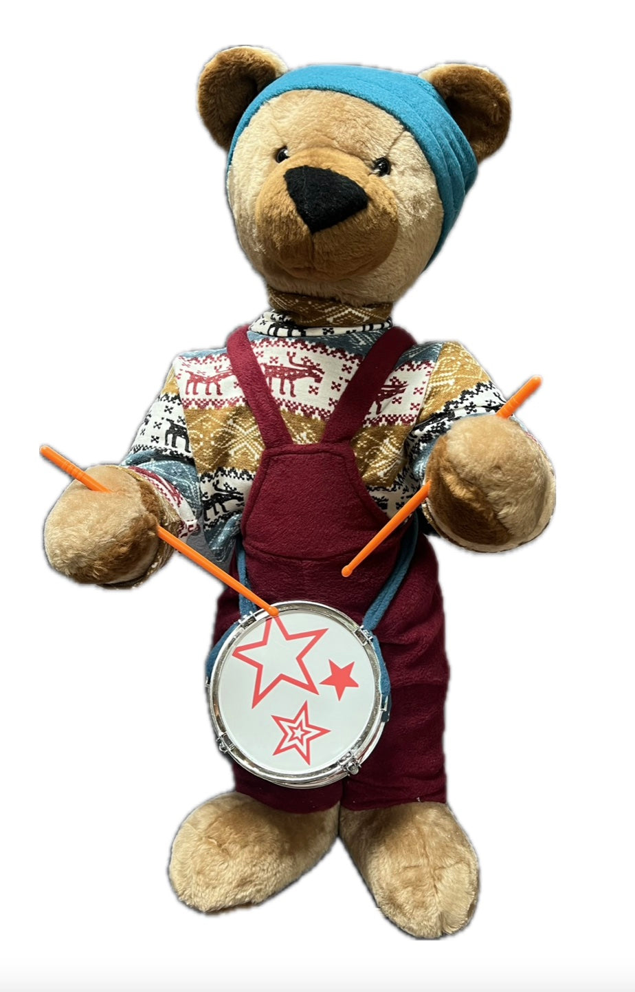 Teddybär mit Trommel